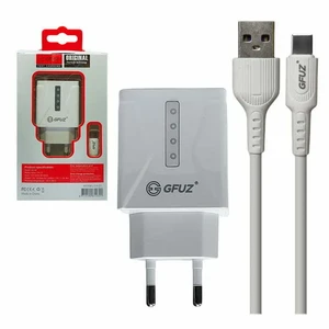 شارژر دیواری 18 وات فست شارژ جیفوز مدل CH-21 همراه با کابل تایپ سی