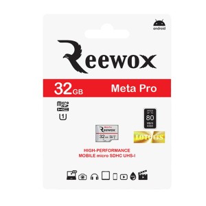 کارت حافظه ریوکس مدل Meta Pro ظرفیت 32G سرعت 80MBps بسته بندی