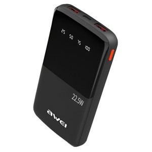 پاوربانک AWEI مدل P10K ظرفیت 10000 میلی آمپر ساعت