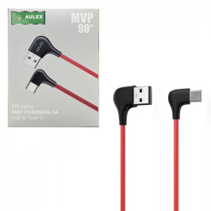 کابل شارژ سریع تایپ سی برند Aulex مدل ALX-C11