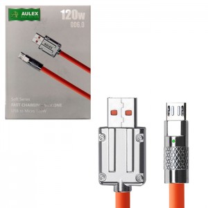 کابل شارژر سریع میکرو  120w  برند Aulex مدل C09