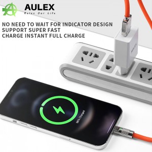 کابل شارژر سریع میکرو  120w Aulex