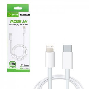کابل تایپ سی به لایتنینگ Aulex C07