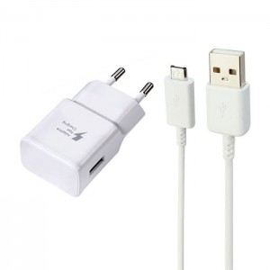 شارژر فست 18 وات سامسونگ مدل S10+ با کابل میکرو