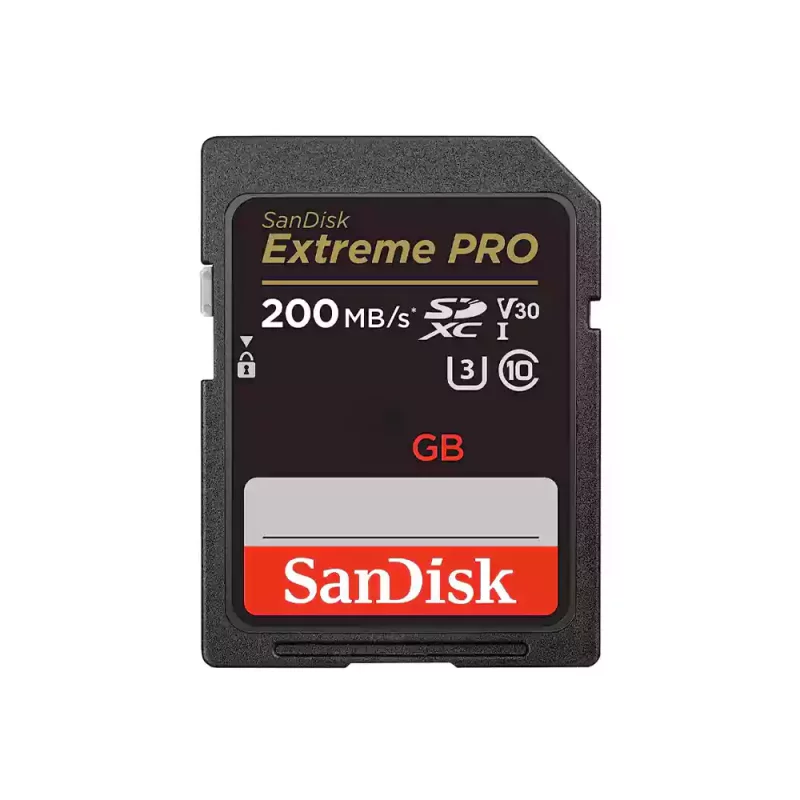 کارت حافظه SDXC سن دیسک مدل Extreme Pro V30 کلاس 10 استاندارد UHS-I U3 سرعت 200mbs ظرفیت 256 گیگ