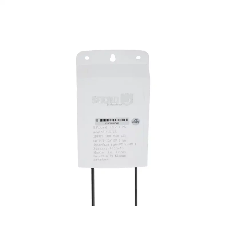 یو پی اس دوربین مداربسته اسفیورد مدل U112 ظرفیت 1800 میلی آمپر 12 ولت 1.5 آمپر