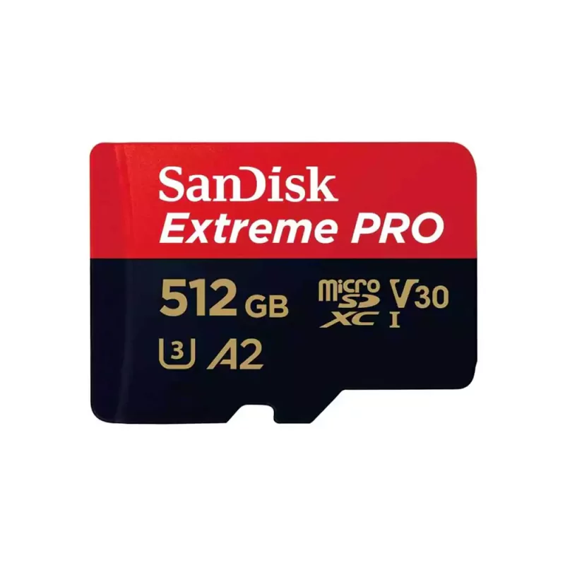 کارت حافظه سن‌دیسک مدل Sandisk 512GB Extreme PRO UHS-I U3 microSDXC Card 200MB/s