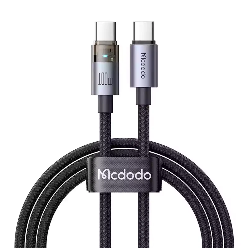 کابل شارژ تایپ سی به تایپ سی 100 وات 5 آمپر مک دودو مدل MCDODO CA-558 طول 1.2متر