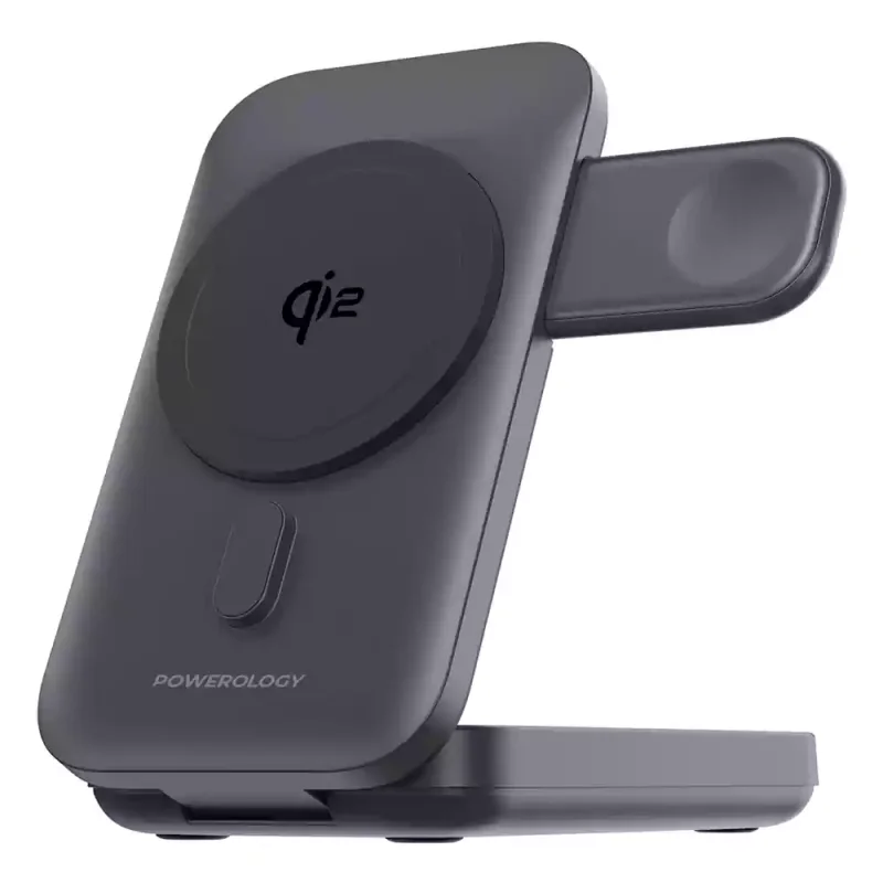 پاوربانک Powerology PPBCHA35-BK ظرفیت 10000mAh با شارژ Qi2