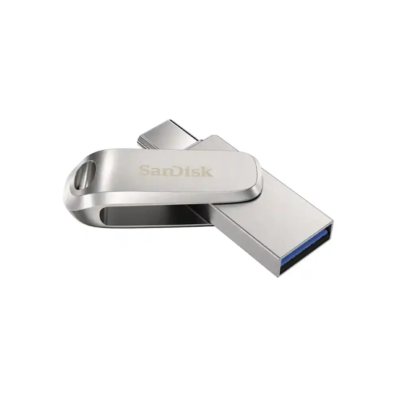 فلش مموری OTG تایپ سی سن دیسک مدل DDC LUXE ظرفیت 256 گیگابایت