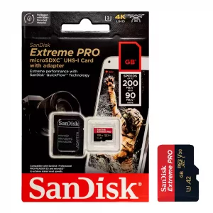 مموری میکرو سن دیسک مدل EXT-pro A2 U3 200Mb/s SDSQXCD 256g