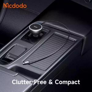 شارژر فندکی 3 پورت 80 وات با کابل متصل تایپ سی مک دودو مدل MCDODO CC-4850