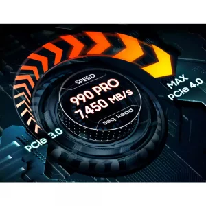 مشخصات اس اس دی 2 ترابایت سامسونگ مدل Samsung 990 PRO Heatsink PCIe NVMe M.2 2280