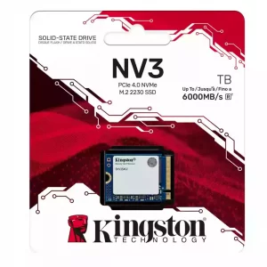 مشخصات اس اس دی کینگستون مدل Kingston SSD M.2 2230 NV3 PCIe Gen4 ظرفیت 1 ترابایت