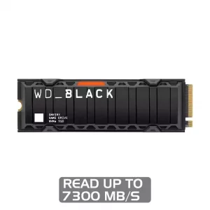 حافظه اس اس دی وسترن دیجیتال مدل WD_BLACK SN850 ظرفیت ۱ ترابایت با هیت سینک