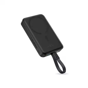 پاوربانک 10000 باسئوس Magnetic Mini Wireless P1002210B + کابل تایپ سی