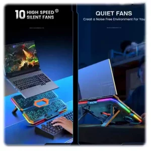 مشخصات پایه خنک کننده لپ تاپ کول کلد مدل K39 RGB