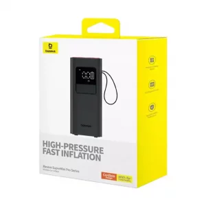 پمپباد و چراغ قوه بیسیم شارژی 4000 میلیآمپرساعت بیسوس SuperMini Pro BS-CG016 C11159300111-00