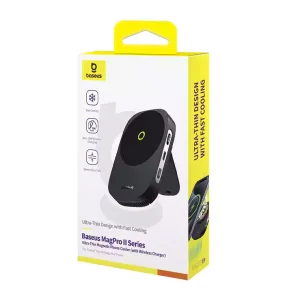 فن خنک کننده و شارژر وایرلس باسئوس مدل BS-PS036 با توان ۱۵ وات