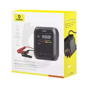 جامپ استارتر، پمپ باد، پاوربانک و چراغ قوه 1200 آمپر خودرو بیسوس C00245903111-00 BS-CH014