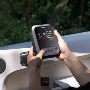 جامپ استارتر، پمپ باد، پاوربانک و چراغ قوه 1200 آمپر خودرو بیسوس C00245903111-00 BS-CH014