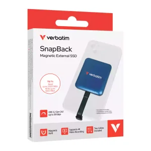 محصول Verbatim SnapBack SSD 1TB برای انتقال سریع فایل‌ها – فروشگاه اینترنتی ژاوا