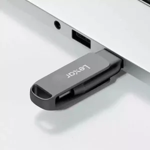 مشخصات فلش مموری 128 گیگ لکسار مدل JumpDrive Dual Drive D400 دو سر USB-C و USB-A