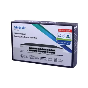 سوئیچ غیرمدیریتی 24 پورت 1000Mbps نتربیت Neterbit مدل NGS-1024D