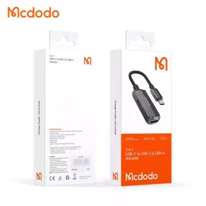 تبدیل تایپ سی به USB-A+تایپ سی مک دودو مدلMCDODO CA-2830