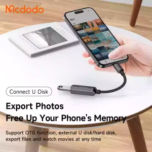 خرید تبدیل تایپ سی به USB-A+تایپ سی مک دودو مدلMCDODO CA-2830