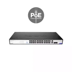 سوئیچ غیرمدیریتی 28 پورت 1000Mbps POE نتربیت Neterbit مدل NGS-F1028P-A