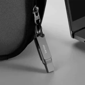فلش مموری 64 گیگ لکسار مدل JumpDrive Dual Drive D400 دو سر USB-C و USB-A