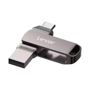 فلش مموری 64 گیگ لکسار مدل JumpDrive Dual Drive D400 دو سر USB-C و USB-A