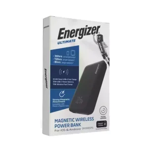 مشخصات پاوربانک وایرلس 22.5 وات ظرفیت 10000mAh انرجایزر مدل QM10005PQ