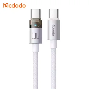 مشخصات کابل شارژ تایپ سی به تایپ سی 100 وات 5 آمپر مک دودو مدل MCDODO CA-558 طول 1.2متر