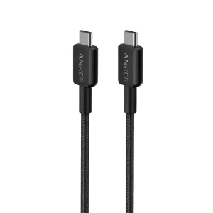 خرید کابل شارژ و انتقال داده 60 وات تایپ سی به تایپ سی انکر مدل Anker A81F6H11 طول 1.8متر