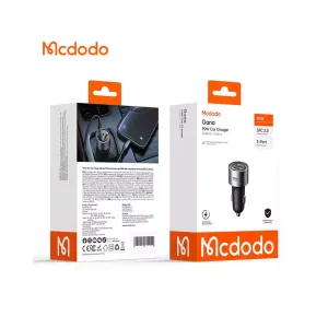 شارژر فندکی 3 پورت 90 وات برند مک دودو مدل MCDODO CC-3110