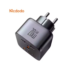 دو شاخه مسافرتی+آداپتور دیواری شارژ سریع 20 وات مک دودو مدل MCDODO CP-0750