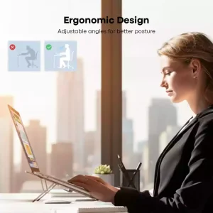 پایه نگهدارنده تاشو لپ‌تاپ رپو مدل SL100