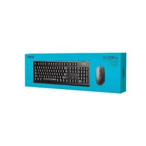 کیبورد و ماوس با سیم رپو مدل X120 Pro