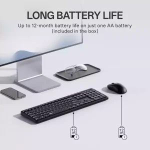 کیبورد و ماوس بی‌سیم راپو Rapoo X2100