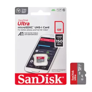 قیمت کارت حافظه microSDXC سن دیسک SanDisk Ultra UHS-I A1 ظرفیت 256 گیگابایت 150MB/s