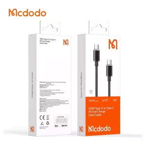 قیمت کابل Type-C به Type-C مک دودو Mcdodo CA-3670 توان 100 وات 1.2 متر