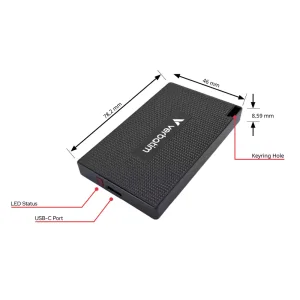 مشخصات اس اس دی اکسترنال ورباتیم Verbatim Metal Mini SSD 1TB USB 3.2 Gen 2x2