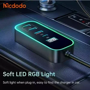 شارژر فندکی 5 پورت 107 وات مک دودو مدل CC-1900