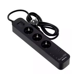 قیمت چندراهی برق هادرون P343 با شارژر 30 وات USB-C