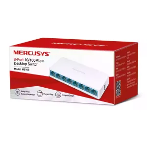 مشخصات سوئیچ 8 پورت مرکوسیس 10/100Mbps