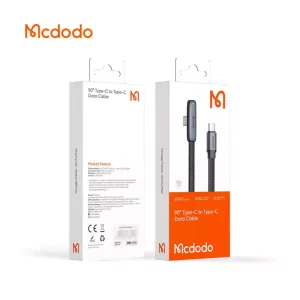 قیمت کابل شارژ شریع تایپ سی به تایپ سی 65 وات مک دودو مدل MCDODO CA-3360 طول 1.2 متر