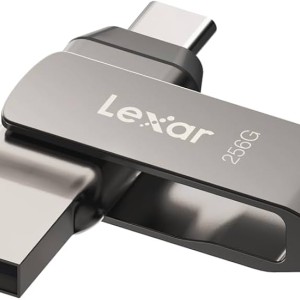 فلش مموری 256 گیگ لکسار مدل JumpDrive Dual Drive D400 دو سر USB-C و USB-A