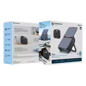 پاور استیشن خورشیدی قابل حمل پاورولوژی Helio توان 1600 وات مدل PPBCHA1600BK